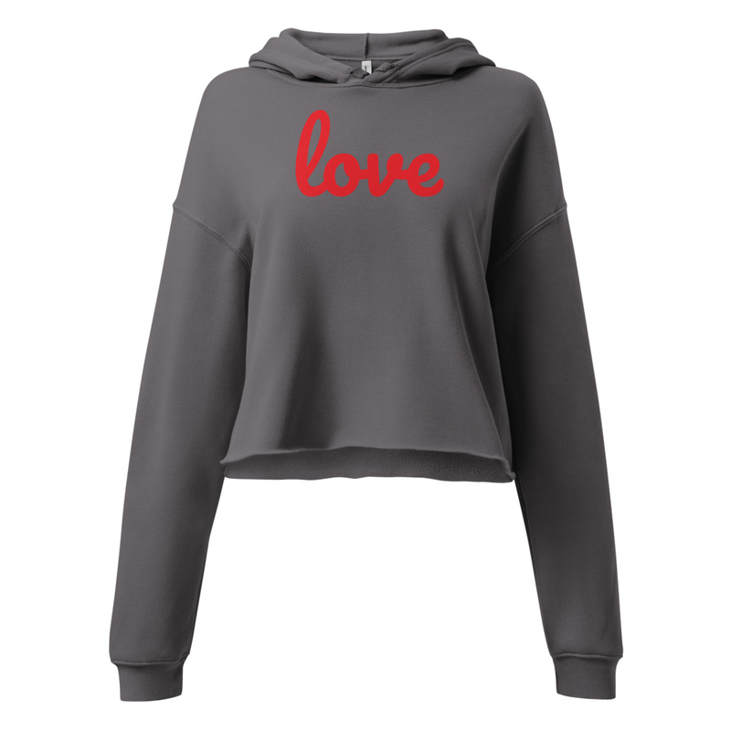 "Love" RVing Life Cropped Hoodie