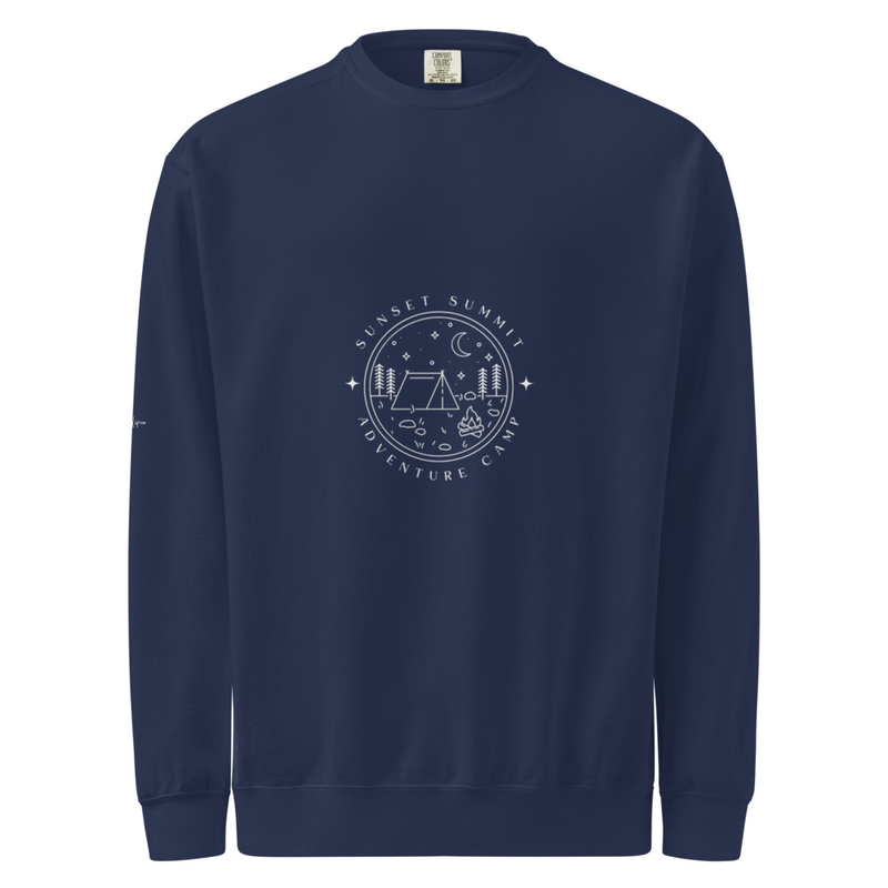 Sunset Summit Unisex garment-dyed sweatshirt