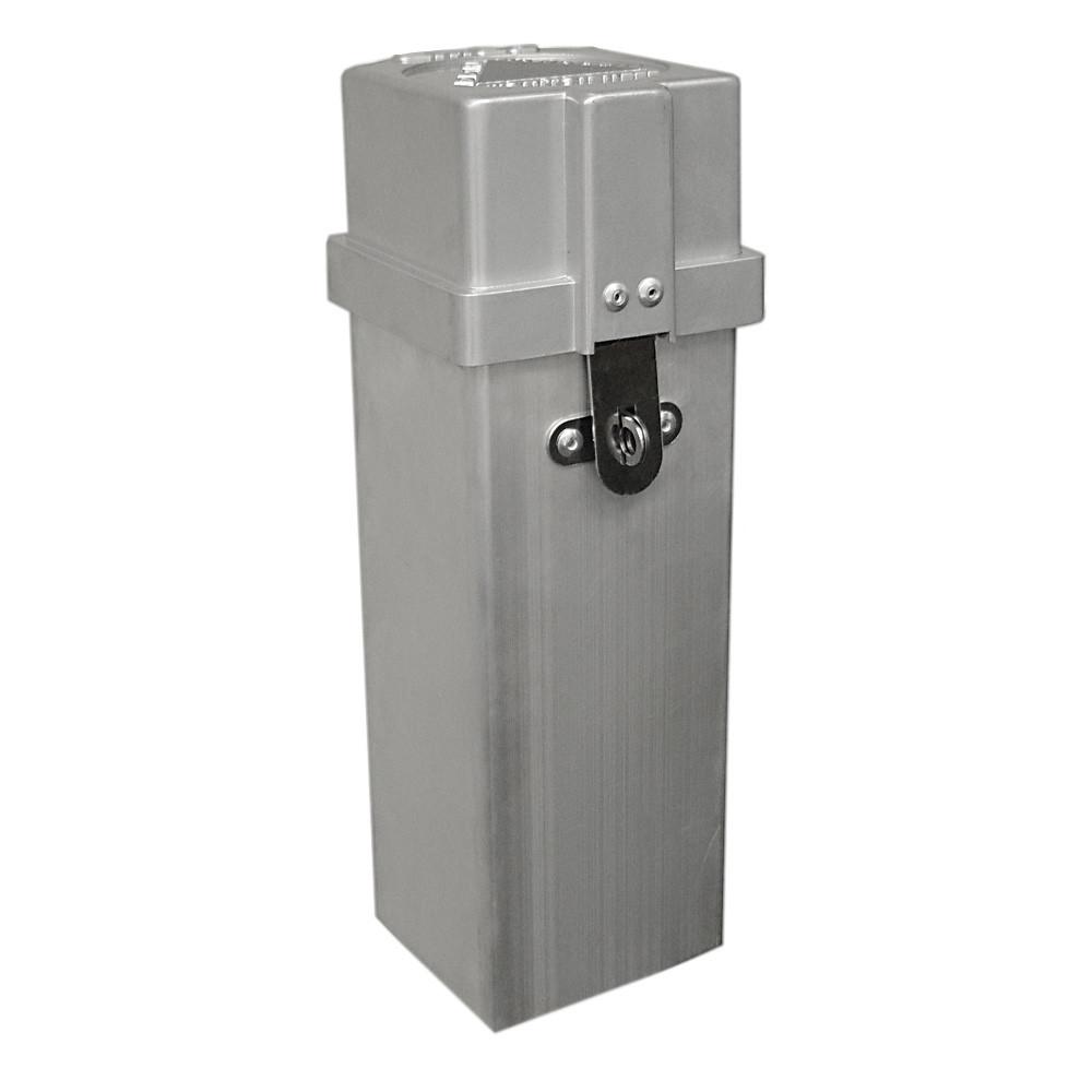 Square Well Protector, Aluminum Lid, 4" X 5' Tall
