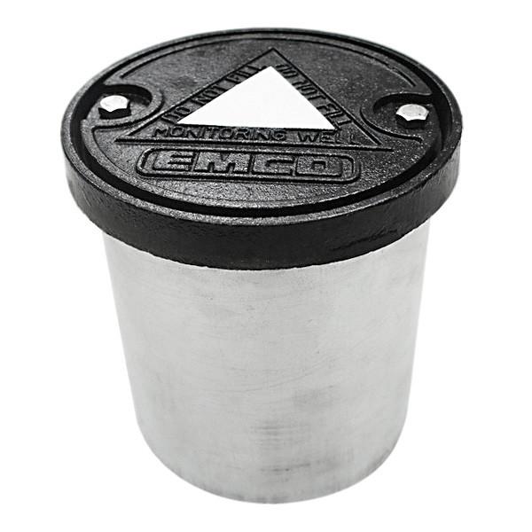 Tapa de pozo de registro para monitoreo, redonda 6" x 7.5", tapa de hierro dúctil